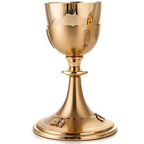 Chalice and ciborium gold plated