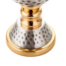 Cálice e cibório latão martelado s4