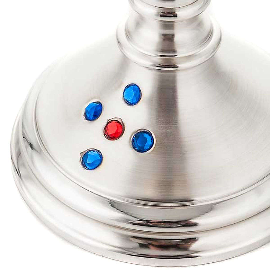 Cálice latão com pedras coloridas 4