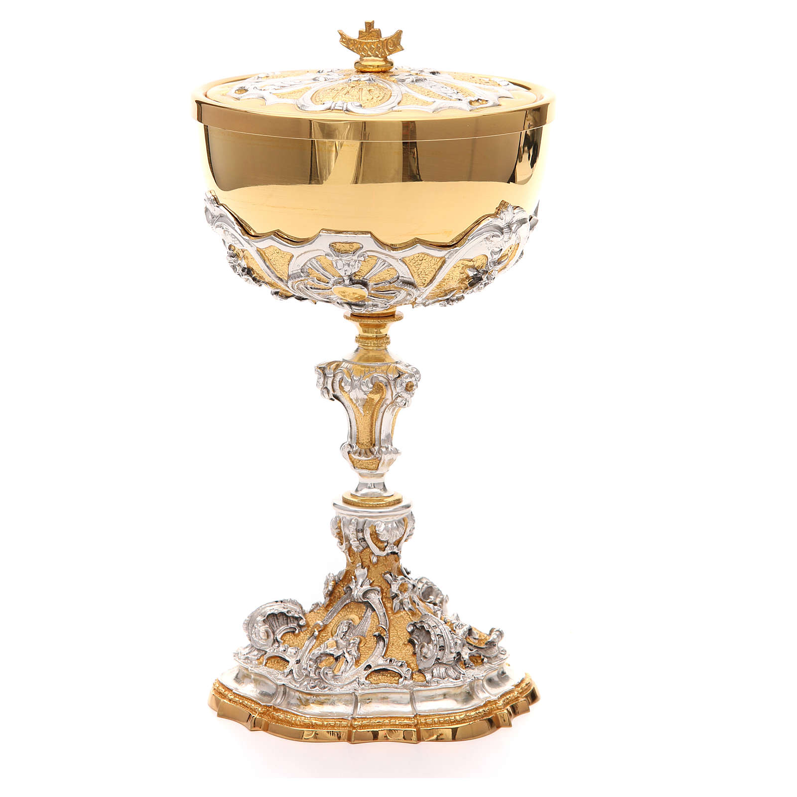 IHS Ciborium golden brass | online sales on HOLYART.co.uk