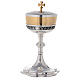 Chalice and ciborium with leaves and Celtic cross s9