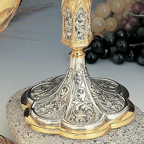 Calice e pisside fusione ottone argento 925/00 immagini passione 3