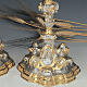 Calice e pisside ottone argento 925/00 angioletti evangelisti s2