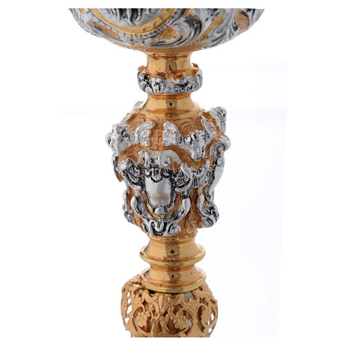 Silver Chalice with Passion medals 5
