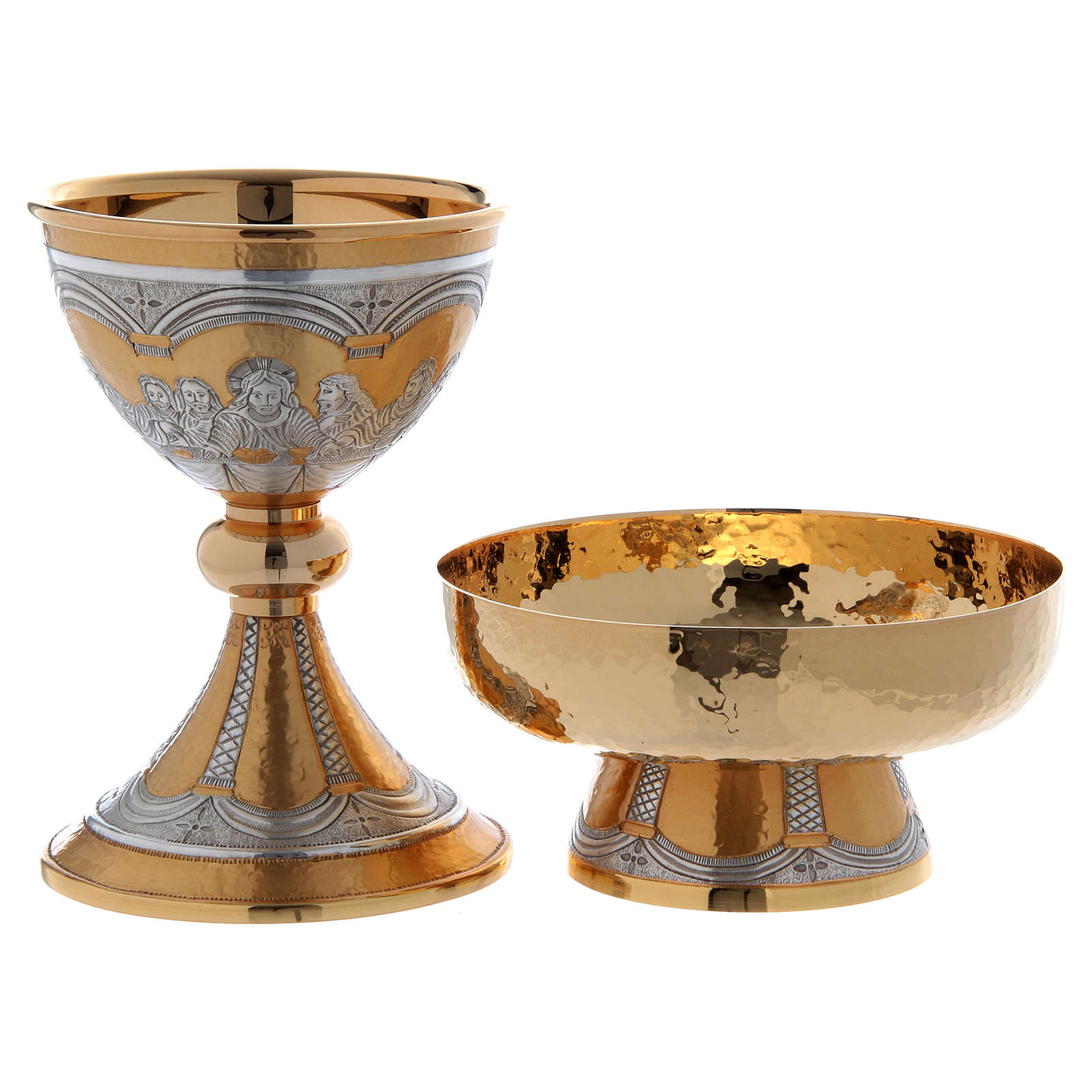 Chalice and paten Last Supper online sales on HOLYART.co.uk