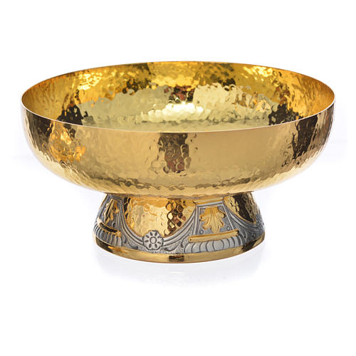 Chalice and bowl paten with evangelists symbol 6