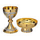 Chalice and bowl paten with evangelists symbol s1