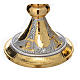 Chalice and bowl paten with evangelists symbol s4