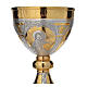 Chalice and bowl paten with evangelists symbol s5