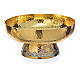 Chalice and bowl paten with evangelists symbol s6