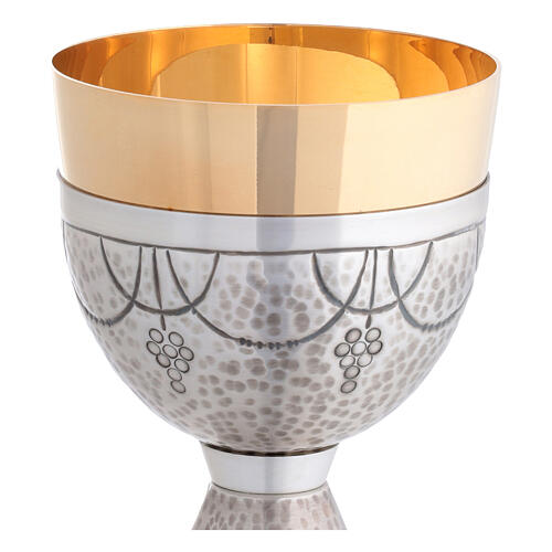 Kelch Ziborium und Patene mit Weizenähre und Trauben 3