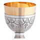 Chalice, ciborium and paten silver plated brass s3