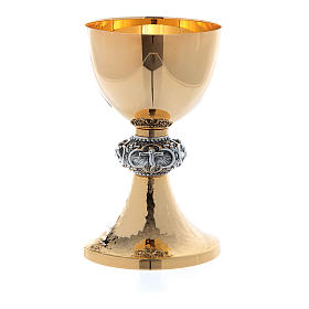 Chalice and ciborium with smooth and shiny cup