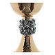 Chalice and ciborium with Miracles silver relief s5
