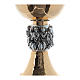 Chalice and ciborium with Miracles silver relief s6