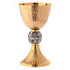 Chalice, ciborium and paten with a two color node s2