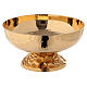 Chalice, ciborium and paten silver and gold plated brass s9