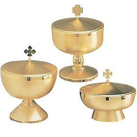 Ciboire laiton doré opaque 3 modèles et hauteurs