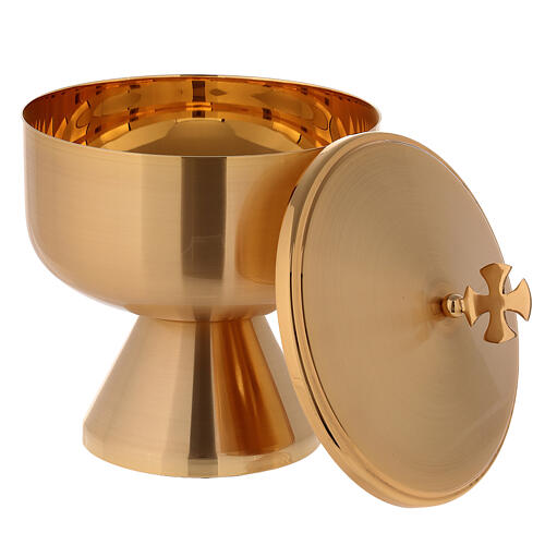 Patena de latón mate dorado 2