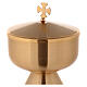 Ciborium matte gold plated brass s3