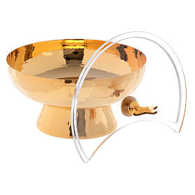 Ciboire laiton avec couvercle en plexiglas s4