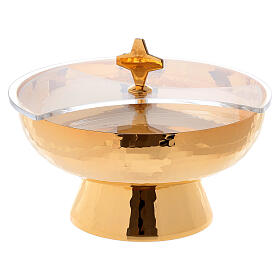 Pisside ottone con coperchio in plexiglass s3