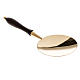 Communion paten with handle, gold plated brass s2