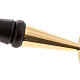 Communion paten with handle, gold plated brass s4