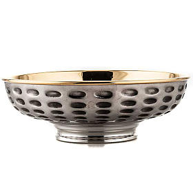 Paten in hammer silver plated brass