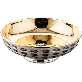 Paten in hammer silver plated brass