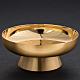 Paten in golden brass with satin finish 16cm s4