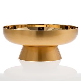 Paten in golden brass with satin finish 16cm