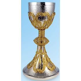 Chalice in Silver 800 with golden filigree decorattion