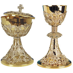 Chalice and Ciborium in Silver 800 filigree, Centauro model