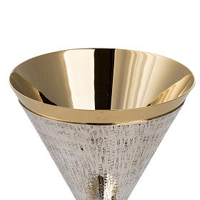 Chalice in silver and gold plated metal, Ventus model