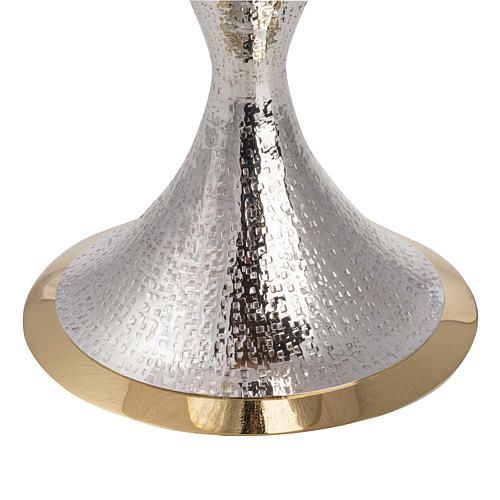 Chalice in silver and gold plated metal, Ventus model 3