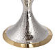 Chalice in silver and gold plated metal, Ventus model s3