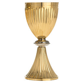 Chalice and Ciborium made of brass, empire style