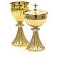 Chalice and Ciborium made of brass, empire style s2