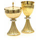 Chalice and Ciborium made of brass, empire style s3