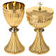 Chalice and Ciborium made of brass, empire style s1