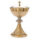 Chalice and Ciborium, hammered finishing, silver decoration s6