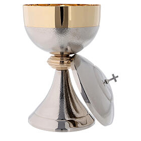 Ciborium, two colors knurled fiishing, 26 cm
