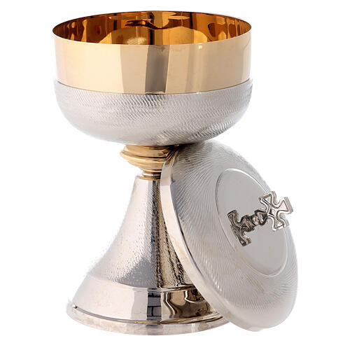 Chalice and ciborium with double two tone finish 4