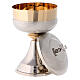 Chalice and ciborium with double two tone finish s4
