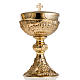 Chalice and Ciborium with golden finish, The Last Supper s8