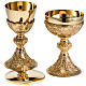 Chalice and Ciborium with golden finish, The Last Supper s10