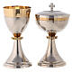 Chalice and Ciborium, knurled two tone finishing with strass s1