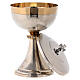 Chalice and Ciborium, knurled two tone finishing with strass s5