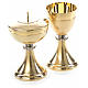 Chalice and Ciborium, knurled finishing with strass s7